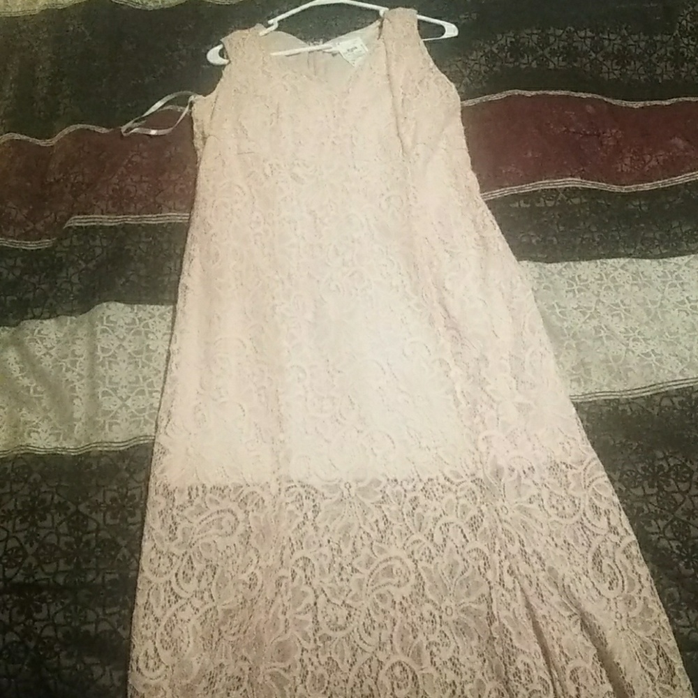 Mermaid flare summer lace dress